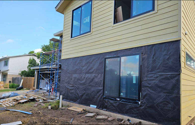 existing stucco surface